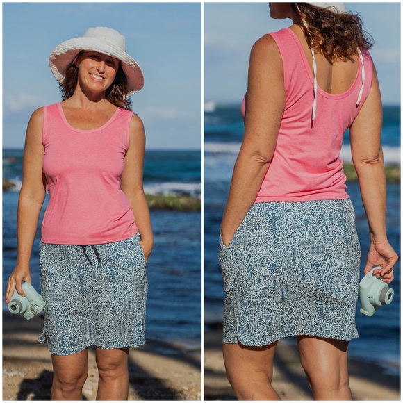 Ripskirt Hawaii Sport Skirt Size Medium Blue Reef Beach Coastal Vacation.  11 - Picture 1 of 8